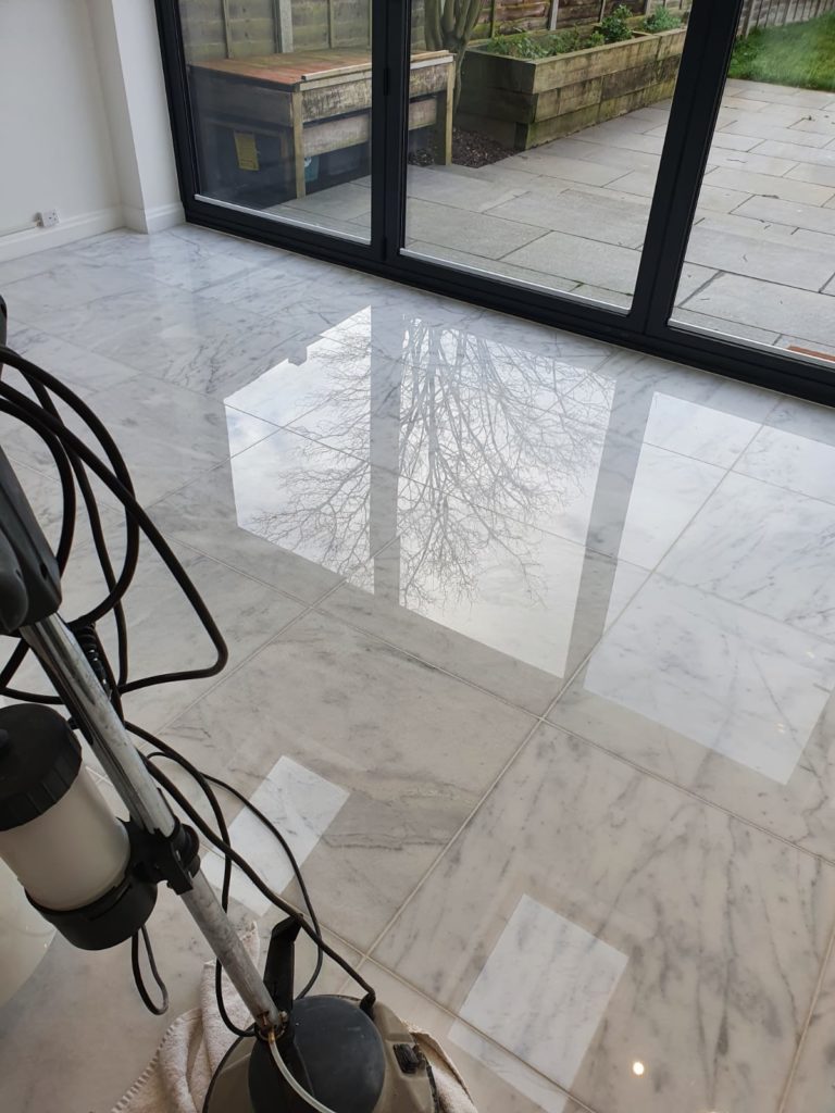 Restoring marble tiles Hoddesdon