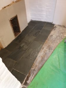 Cleaning slate tiles Roydon
